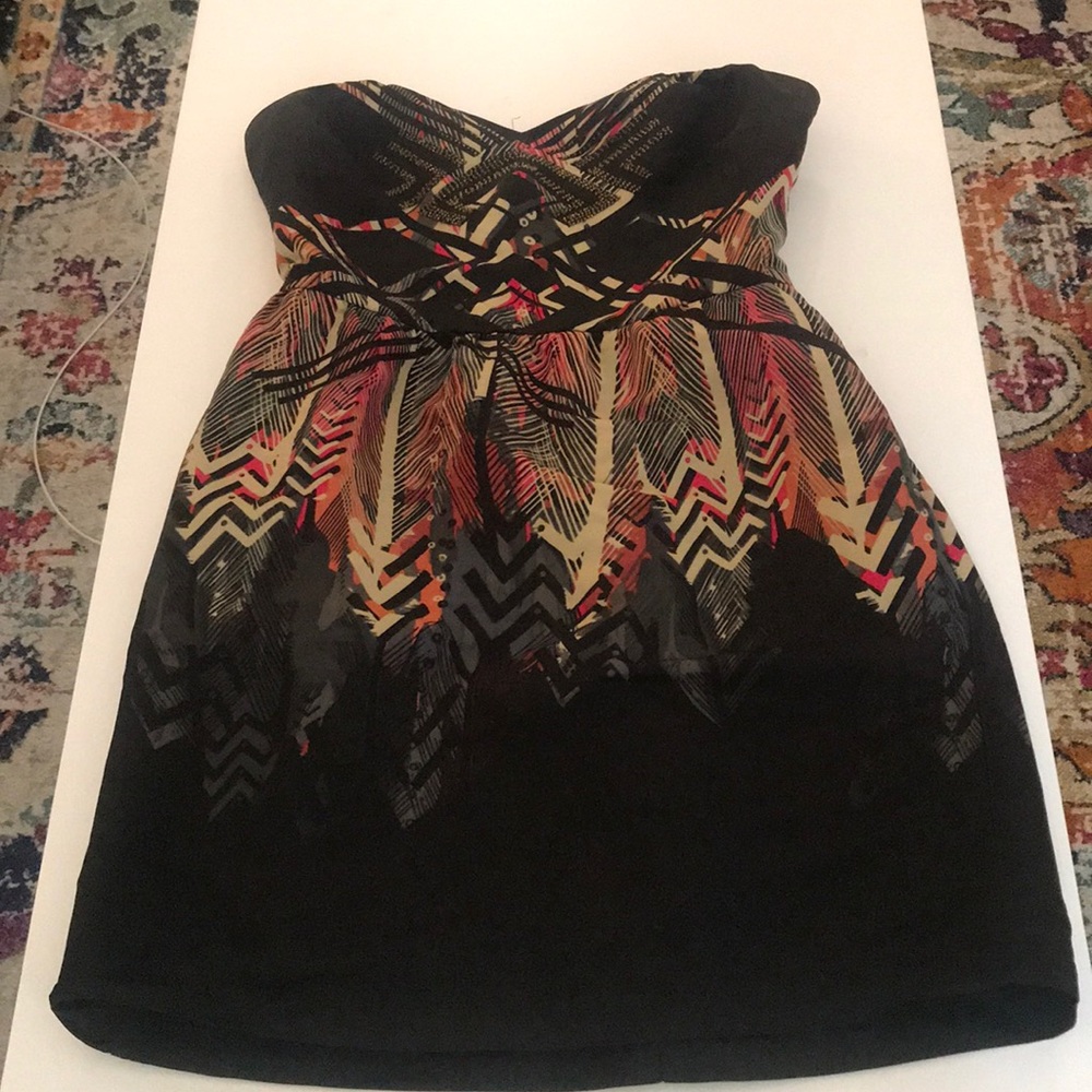 Ecote Strapless Mini Dress